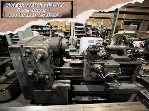 Used CNC & Manual Lathe from Japan | Top Brands Available